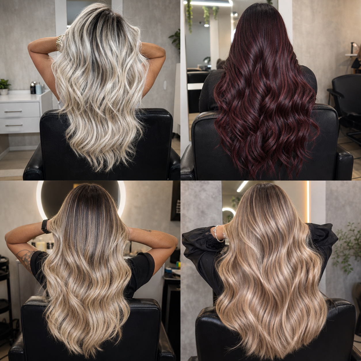 Trabajos reales de color y peinado realizados por Vane Ramos